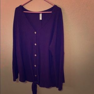 XL plum boutique shirt